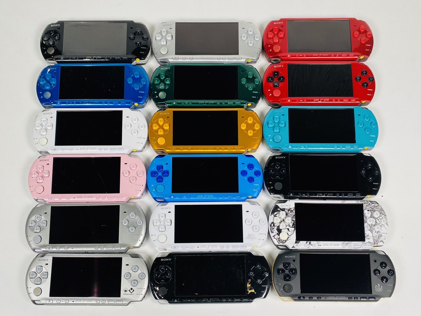 Sony PSP 3000 Console Various Color Region Free w/Battery pack Memory Stick