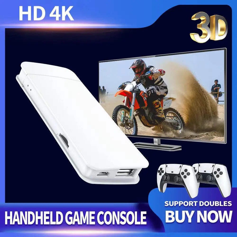 M15 4K game console home mini video game 64G retro console 128G player HD video