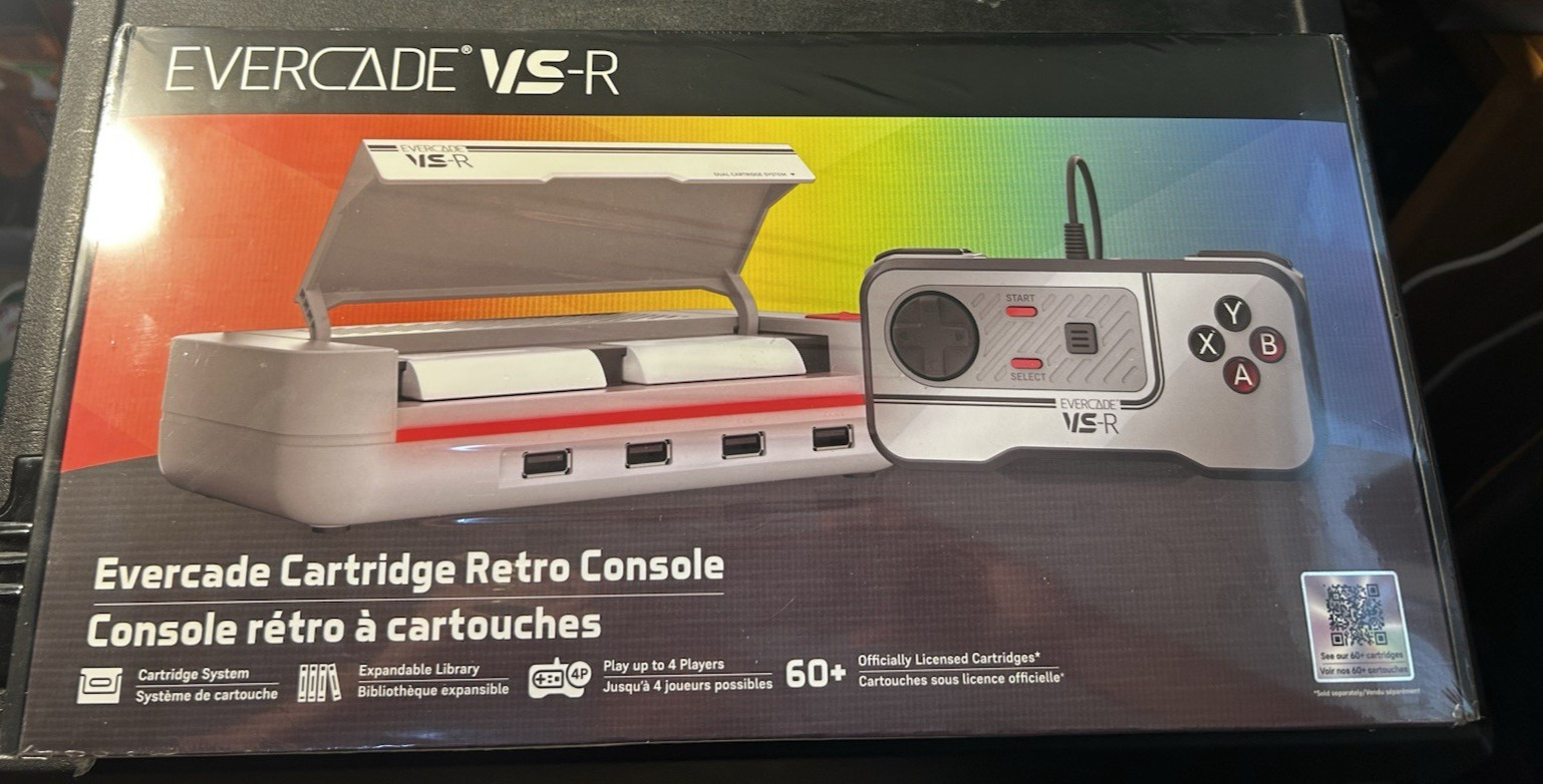 *NEW* EVERCADE CARTRIDGE RETRO CONSOLE – VS-R -***UNOPENED***