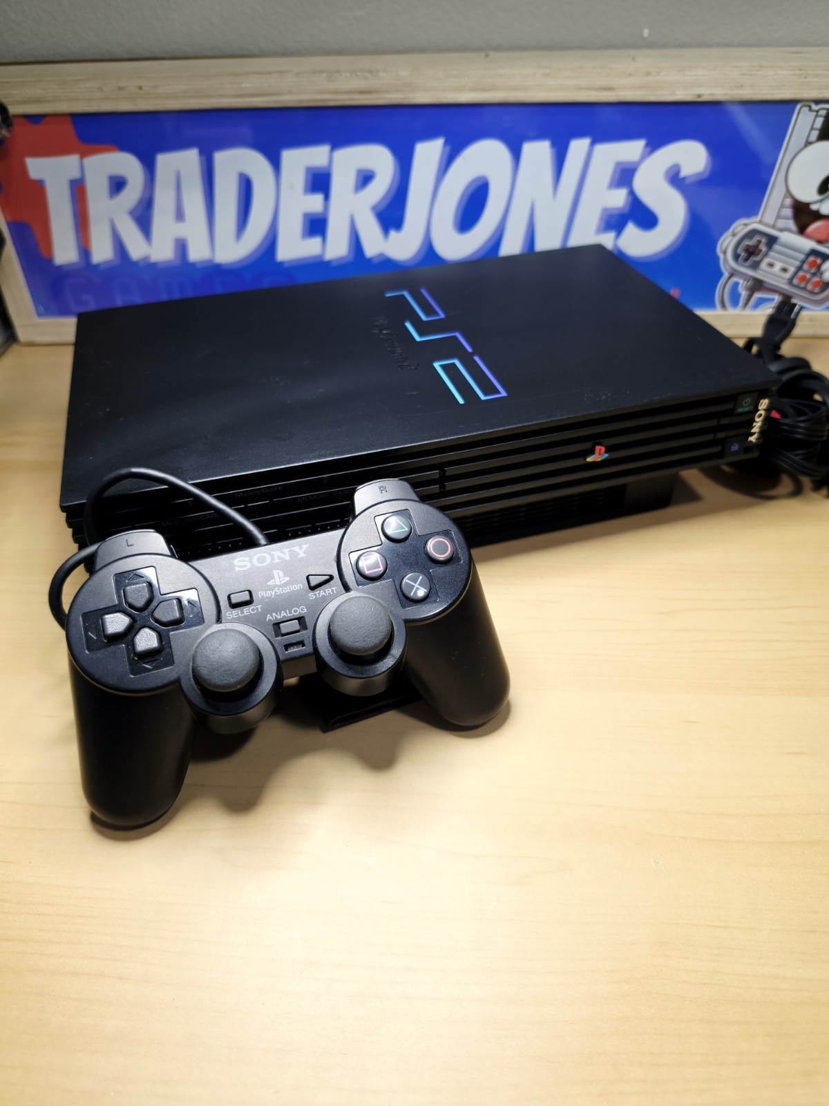 Sony PlayStation 2 Console W Controller & Cords – Tested
