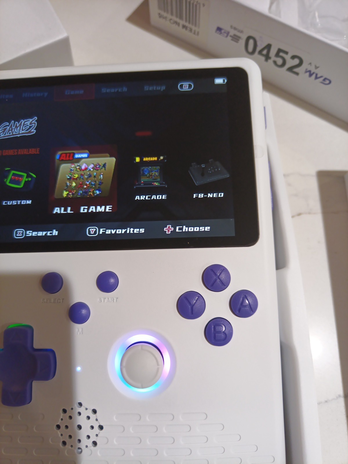 H5 5.0″ HD IPS Screen Open Source Linux System Retro Handheld Video Game Console