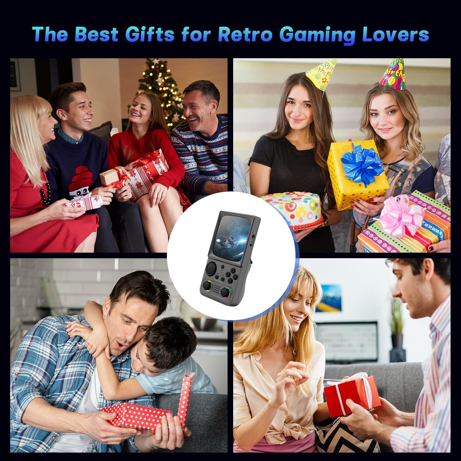 R36TMAX Retro Handheld Game Console, Portable Retro Gaming Console with 4.0” Crt
