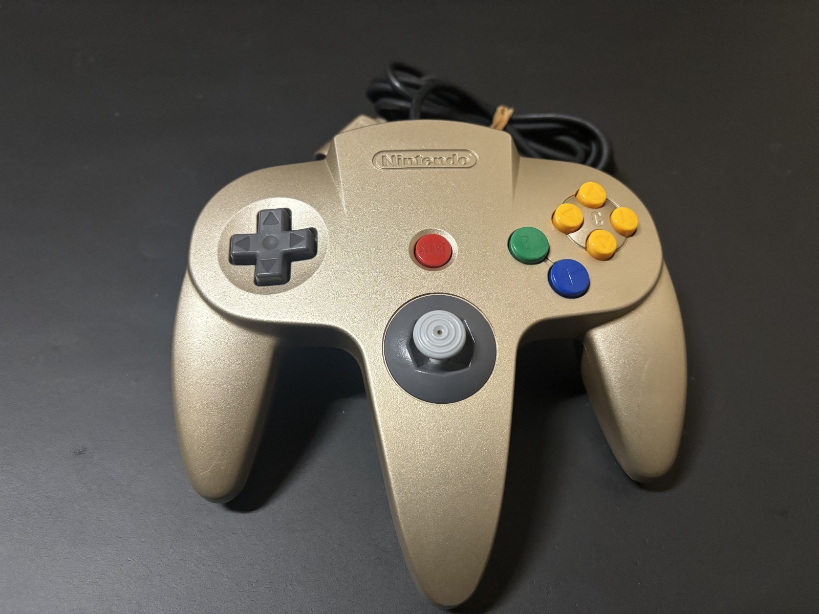 Nintendo 64 N64 Console Gold Controller Tested Working Pokemon Stadium 0