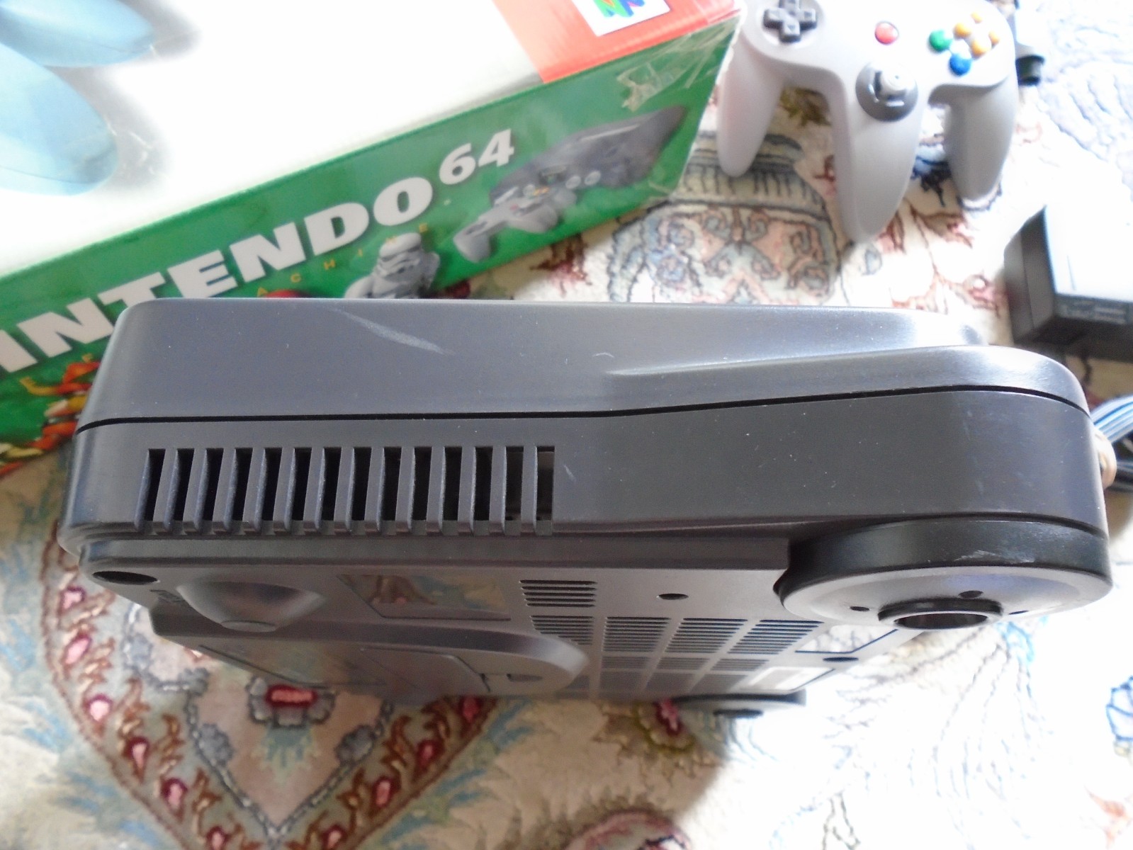 N64 Console NUS-001 w/ BOX, controller, cables, nintendo 64 TESTED