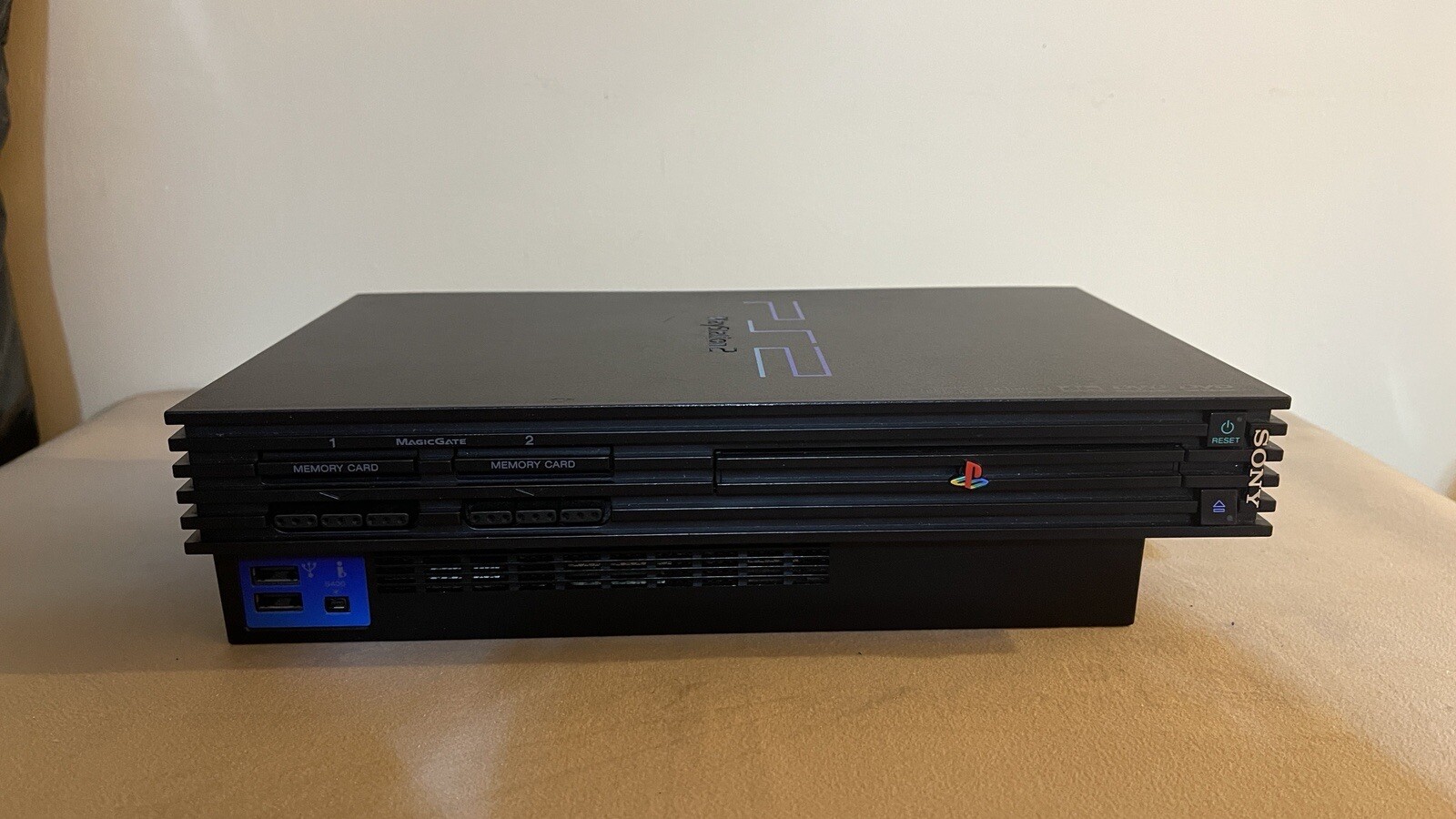 Sony PlayStation 2 PS2 black SCPH-15000 Console Working NTSC-J
