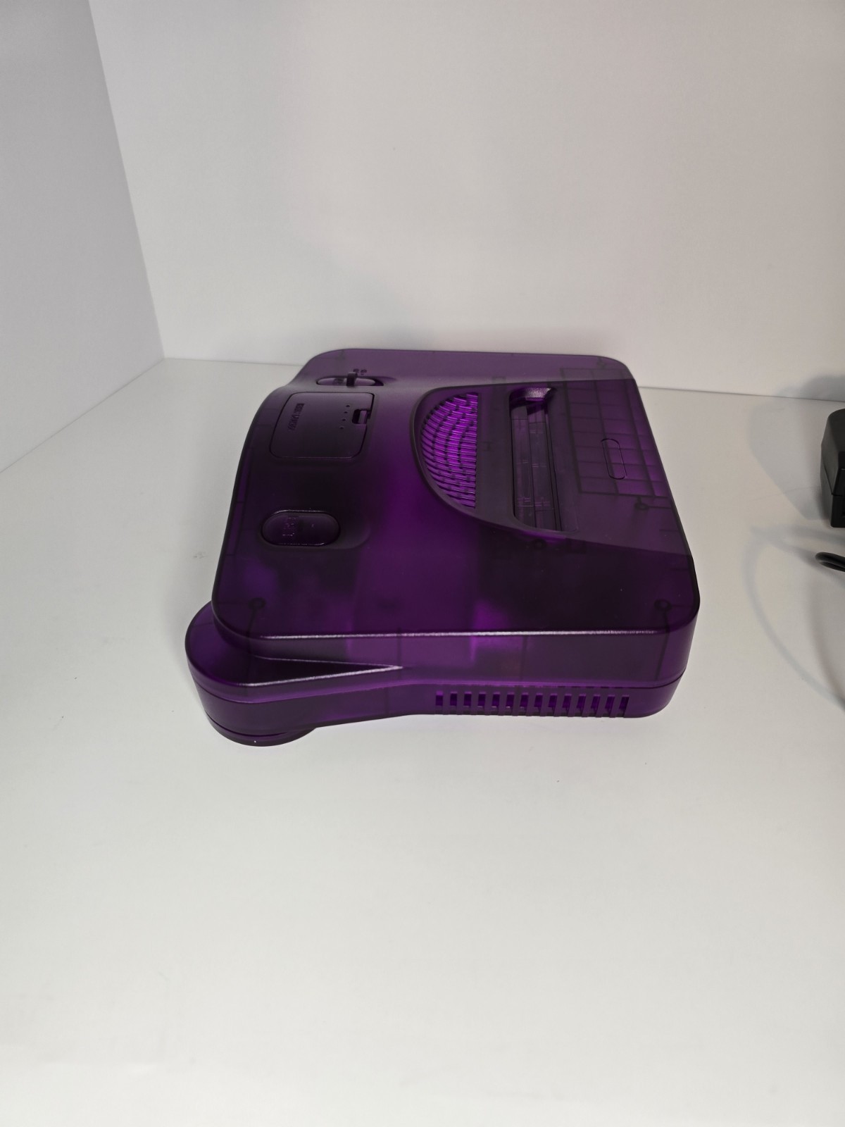 Purple Transparent N64 Console