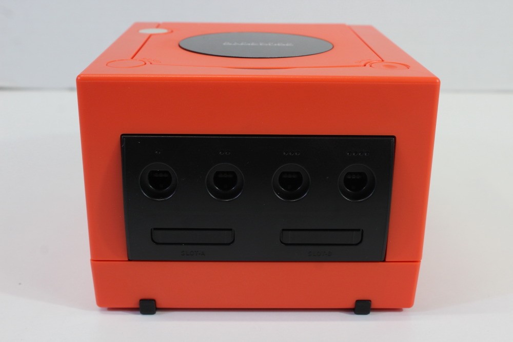 Nintendo Gamecube Console Warm Red x Black Pink LED NTSC-U/C DOL-001 GC PLAY US