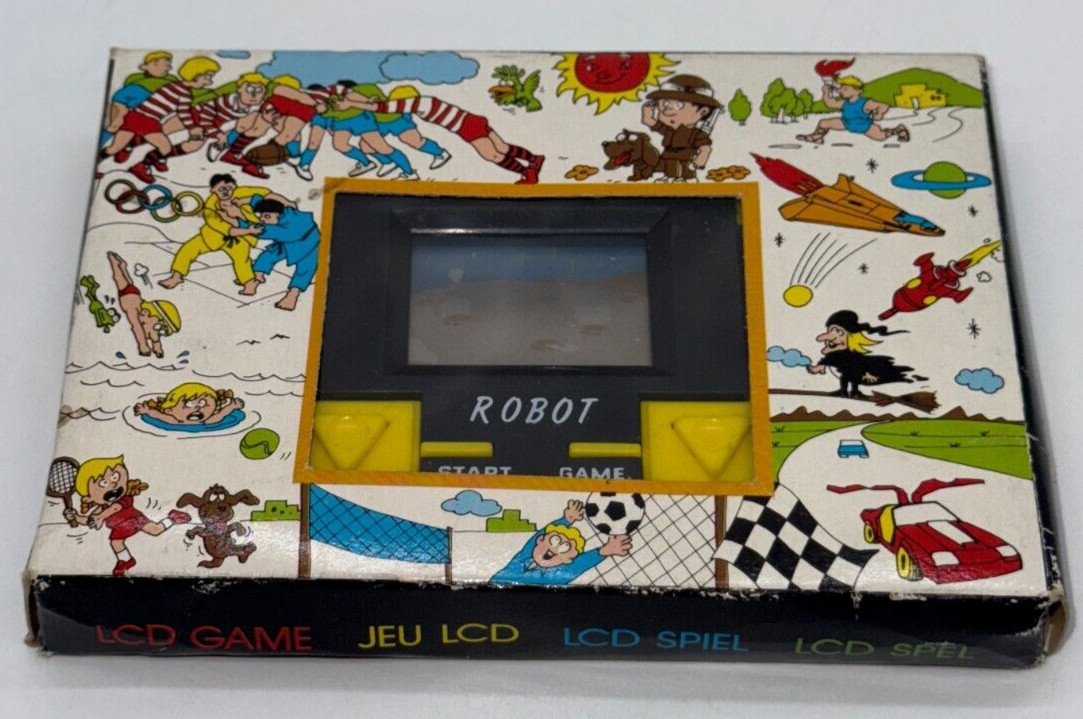 ROBOT – LCD Game & Watch Portable Console – 1990’s – DEADSTOCK – BOXED