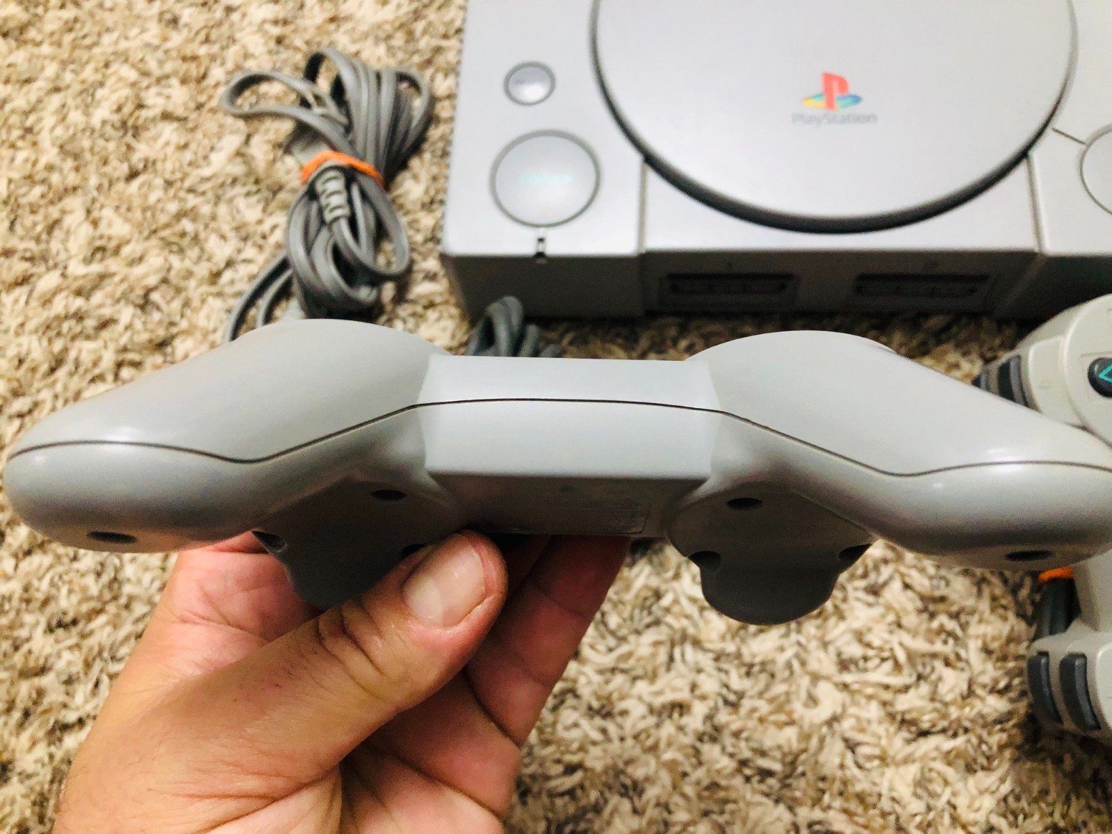 Sony PlayStation 1 Game Console – Gray w/ 2 OEM Controllers, Fully Tested 7