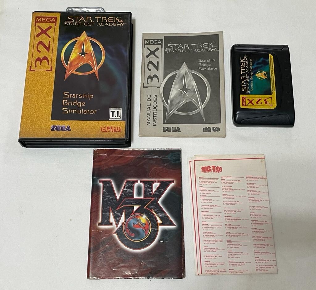 Sega 32X : STAR TREK complete box manual