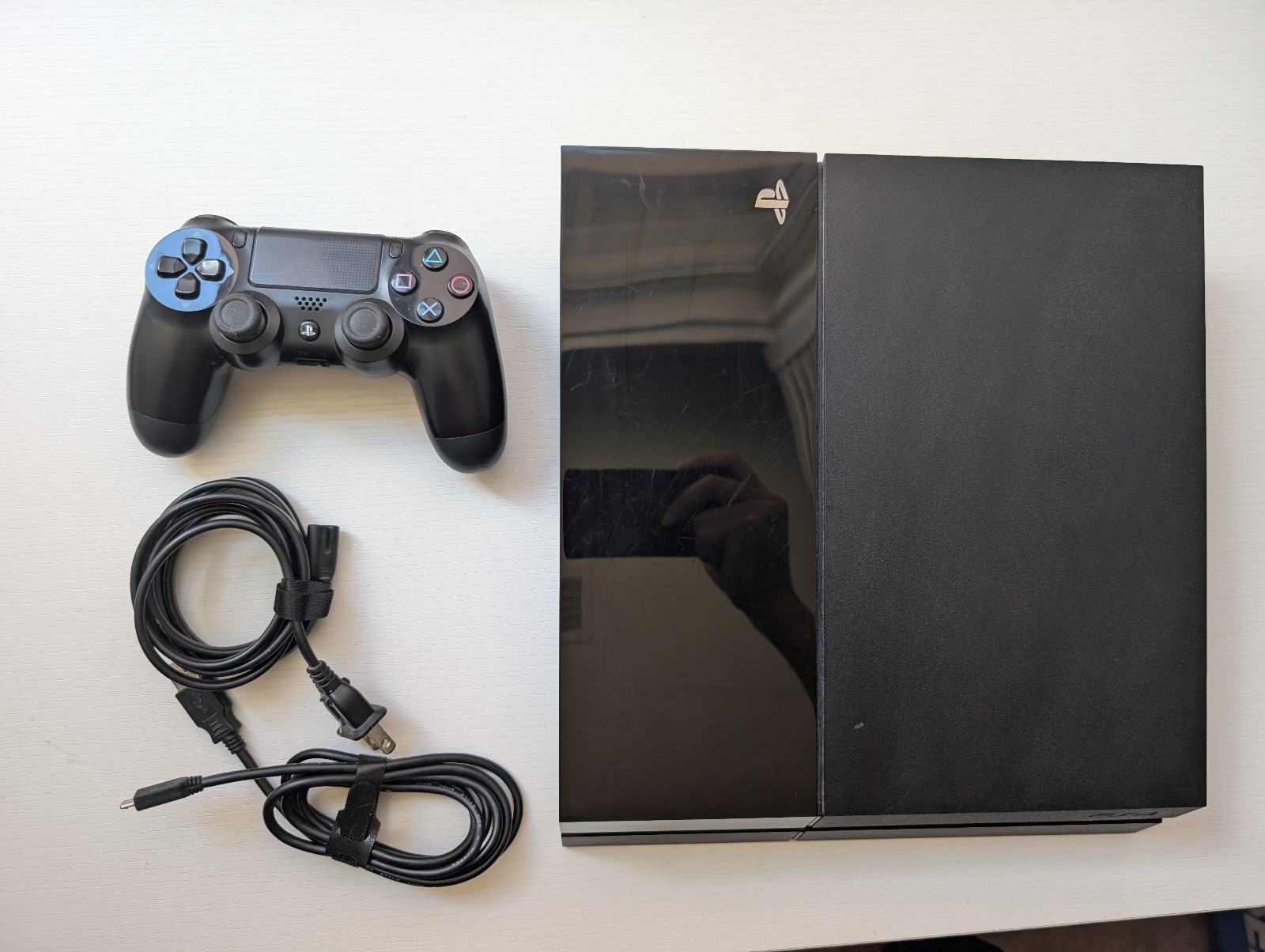 Sony PlayStation 4 PS4 Console Black CUH-1001A 500GB Bundle FW 9.03
