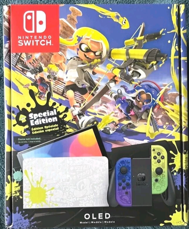 Nintendo Switch OLED Splatoon 3 Edition Console Brand New UNOPENED