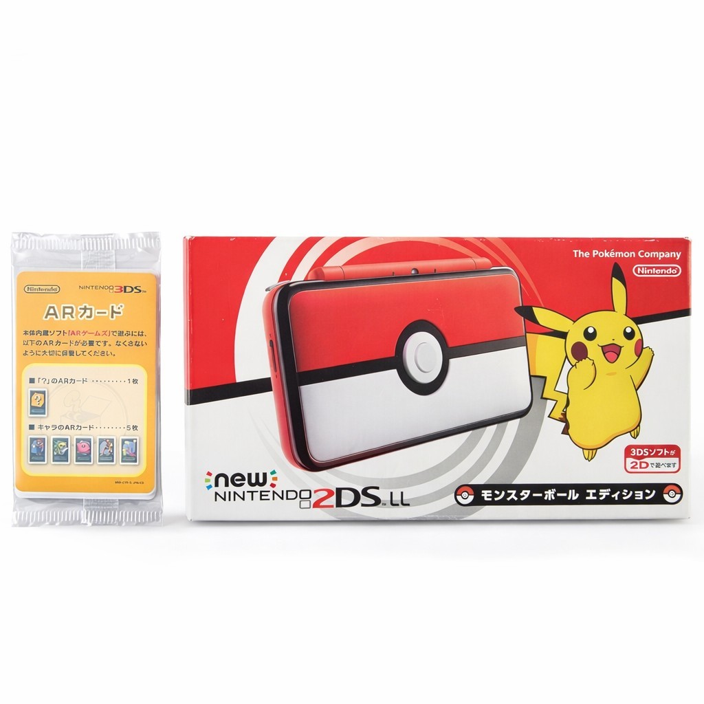 🎮 New Nintendo 2DS LL Poké Ball Edition (JP) | Matching Serial + Box Pokemon XL