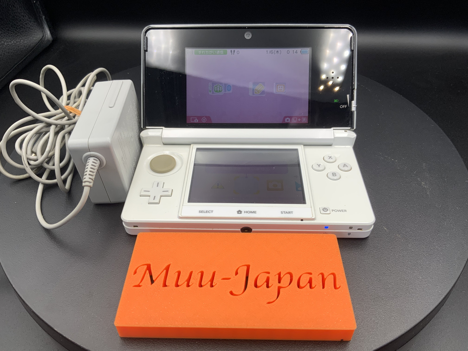 Nintendo 3DS Pearl White Console Excellent++ Condition Japan Model NTSC-J