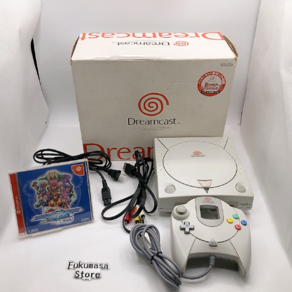 Sega Dreamcast Console HKT-3000 White Box Japanese NTSC-J Japan Tested