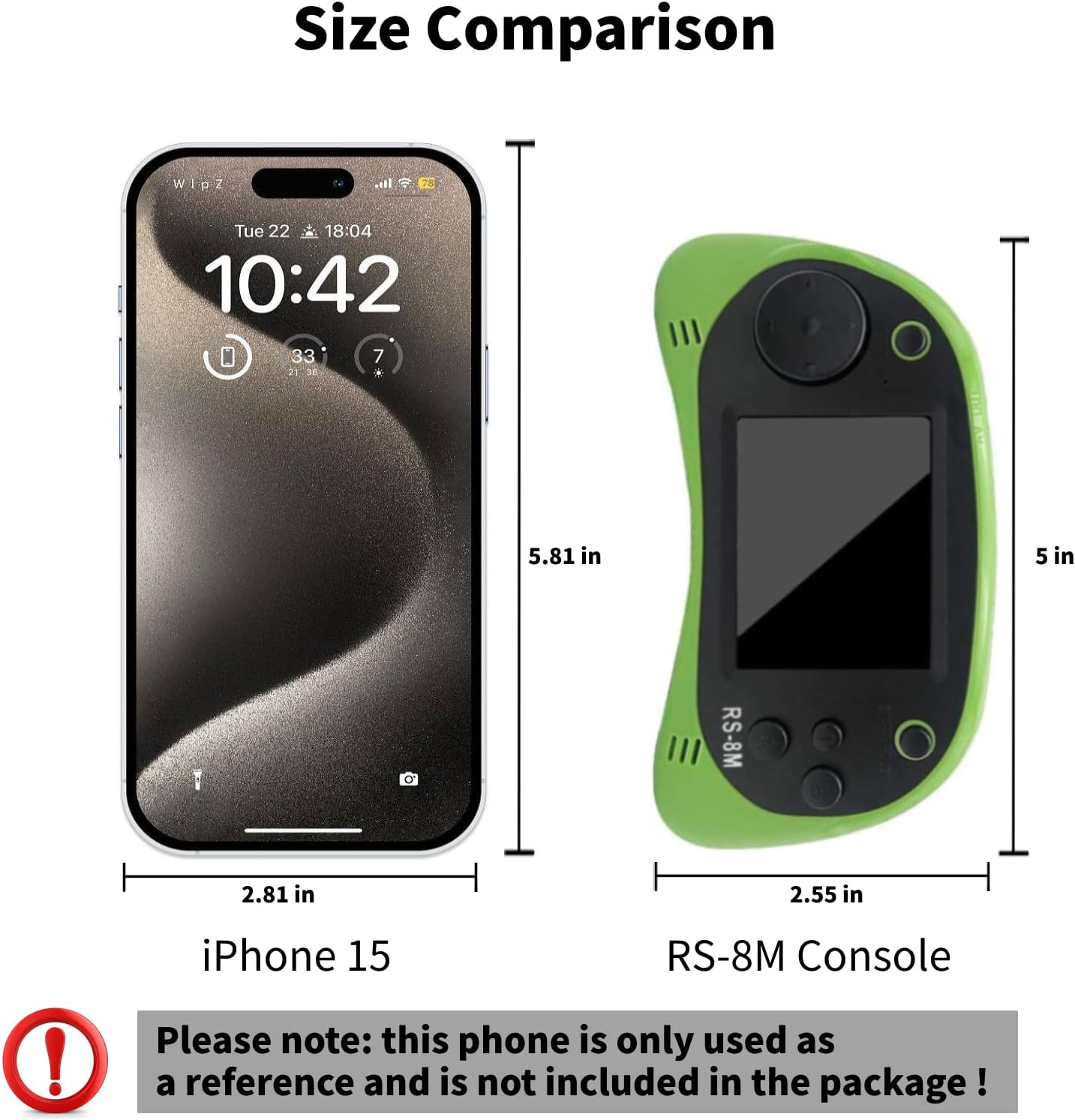 16 Bit Kids Handheld Games Built-In 220 HD Video Games, 2.5 Inch Portable Game P