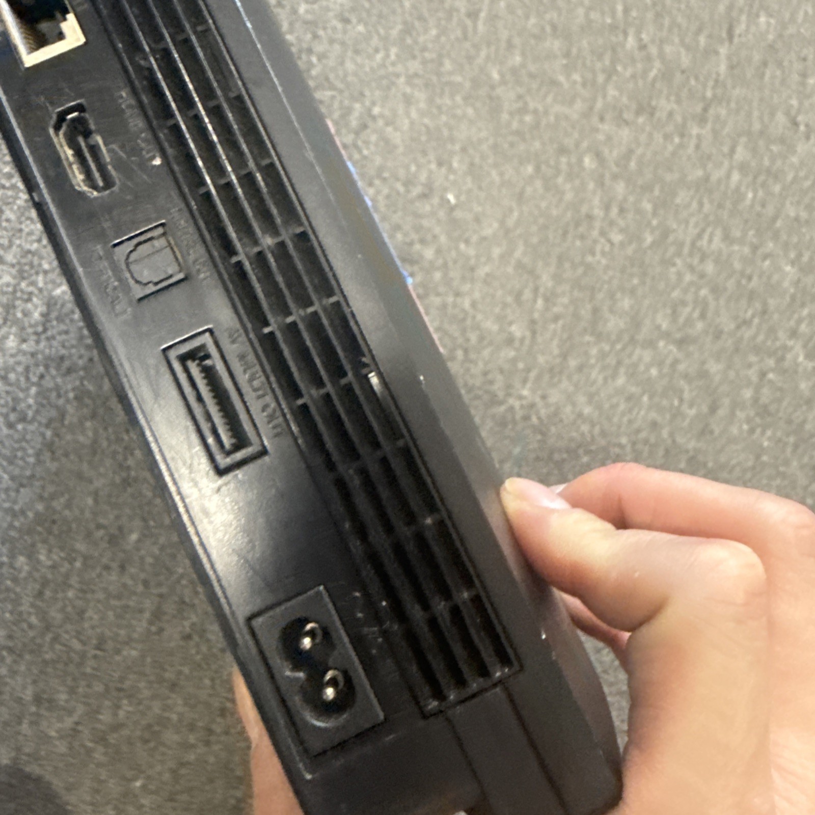 Sony PlayStation 3 Slim Console ONLY – Black 120GB 3001A Loose Hdmi Works