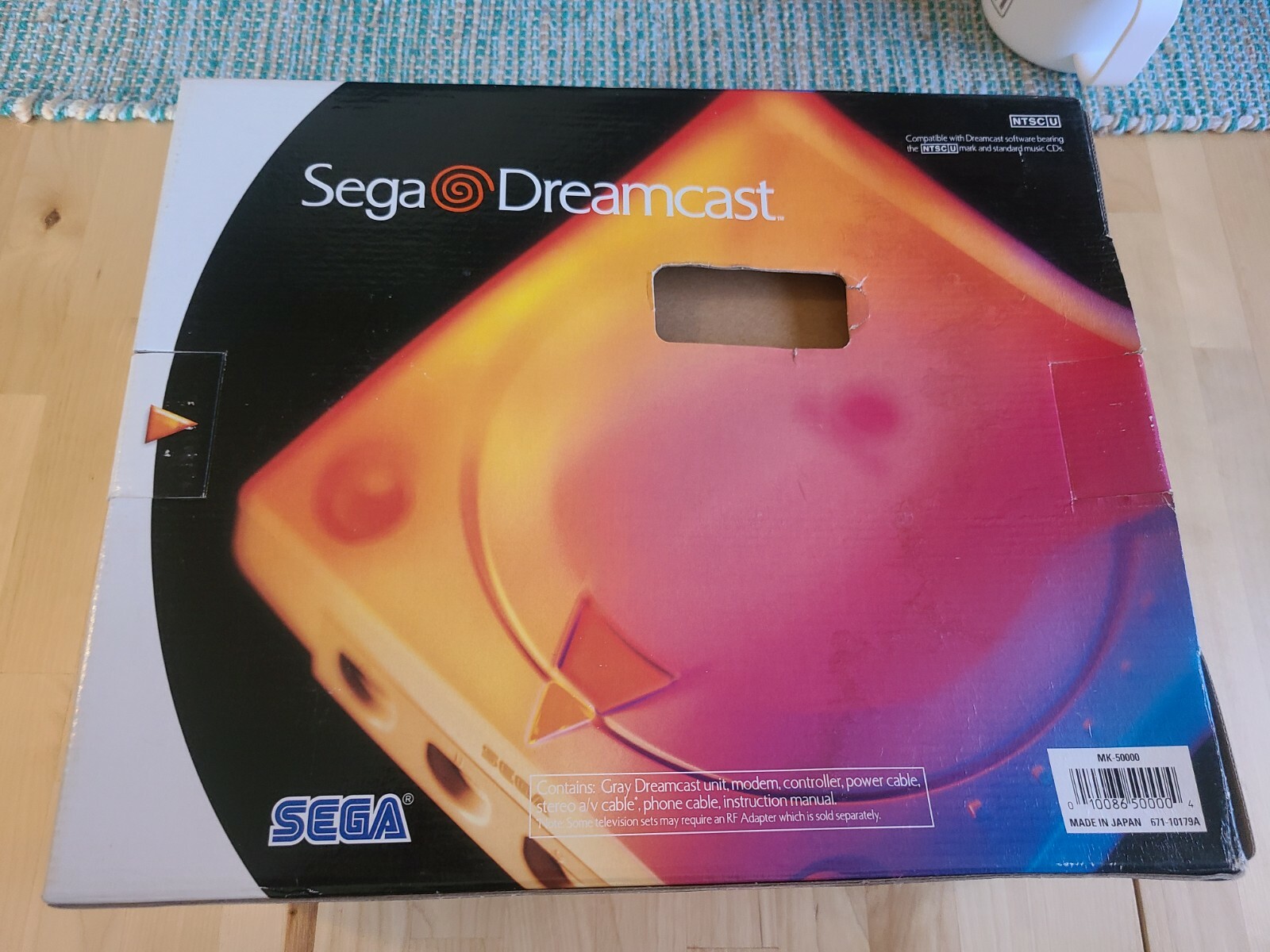 ⭐ Sega Dreamcast System White Console (NTSC) NEAR COMPLETE in Box Papers tested⭐
