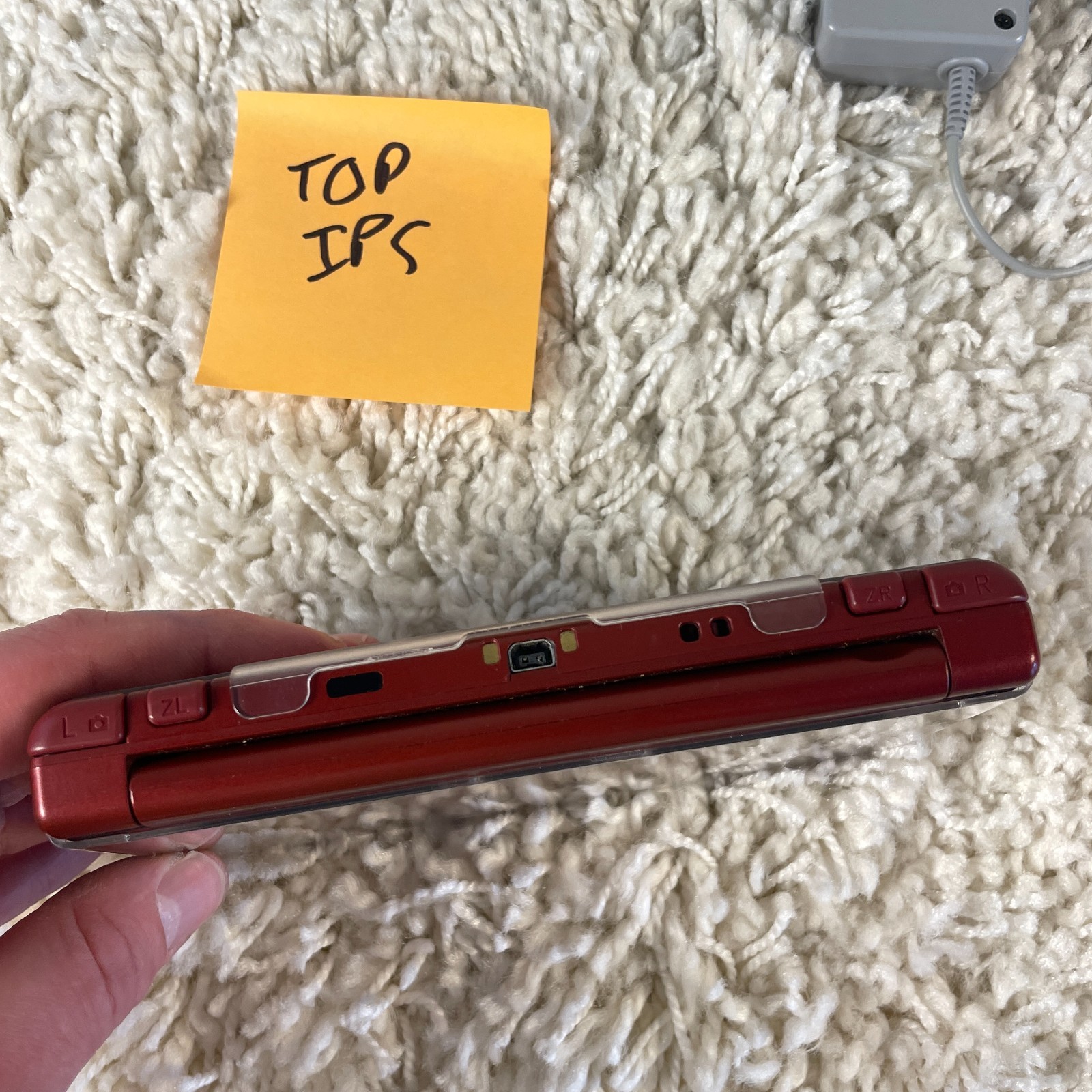 Nintendo “New” 3DS XL Metallic Red Handheld Console System RED-001 Top IPS Works