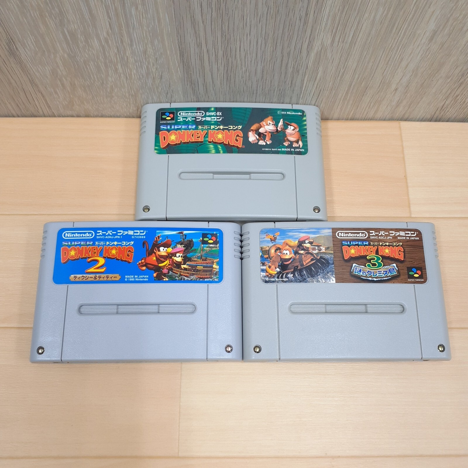 EXCELLENT Nintendo SFC Super Famicom Console boxed System & 6 games D Kong Mario