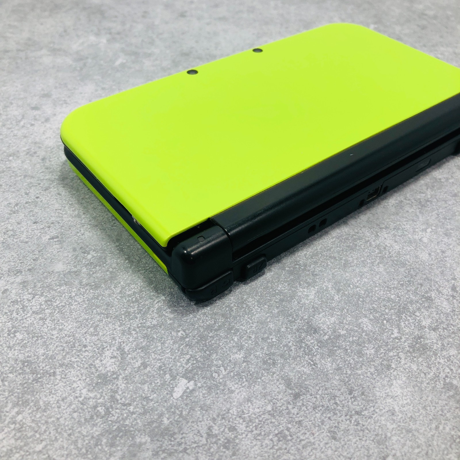 [EX+5] Nintendo new 3DS LL XL Lime Green Black Console & AC Adapter 06-106