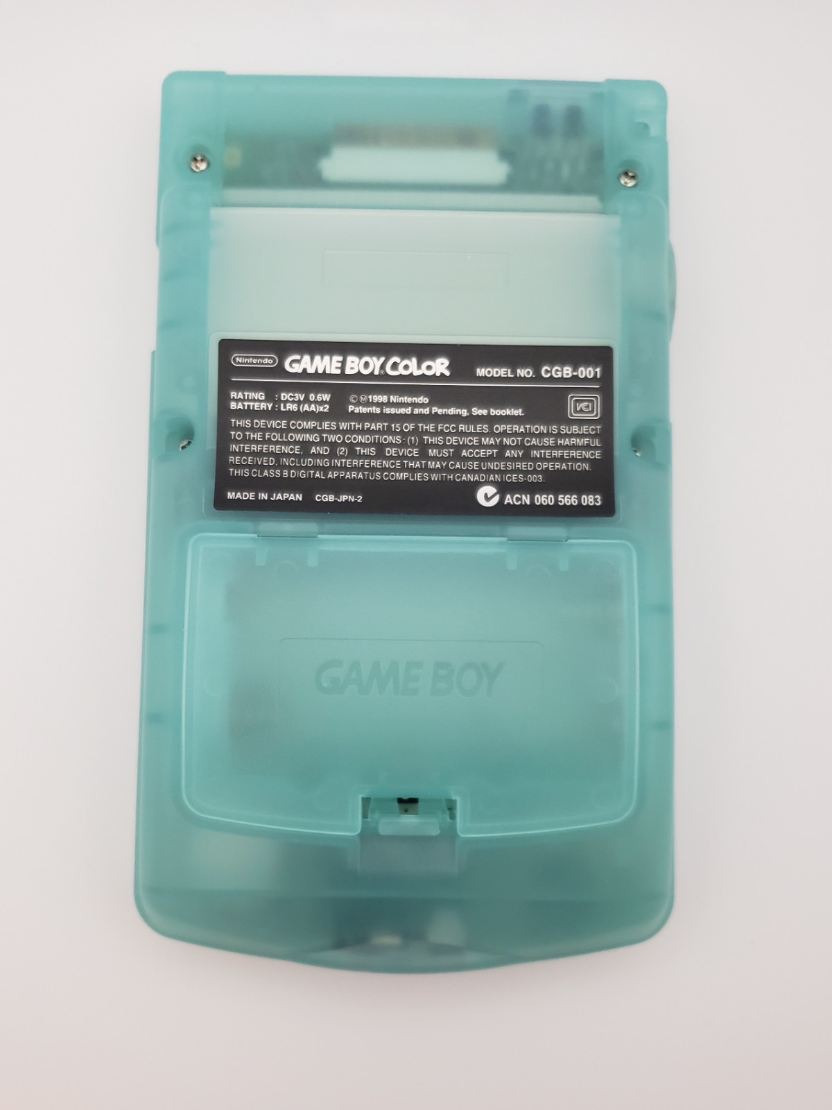 Laminated OLED Screen – Suicune Game Boy Color – New Speaker, Recapped