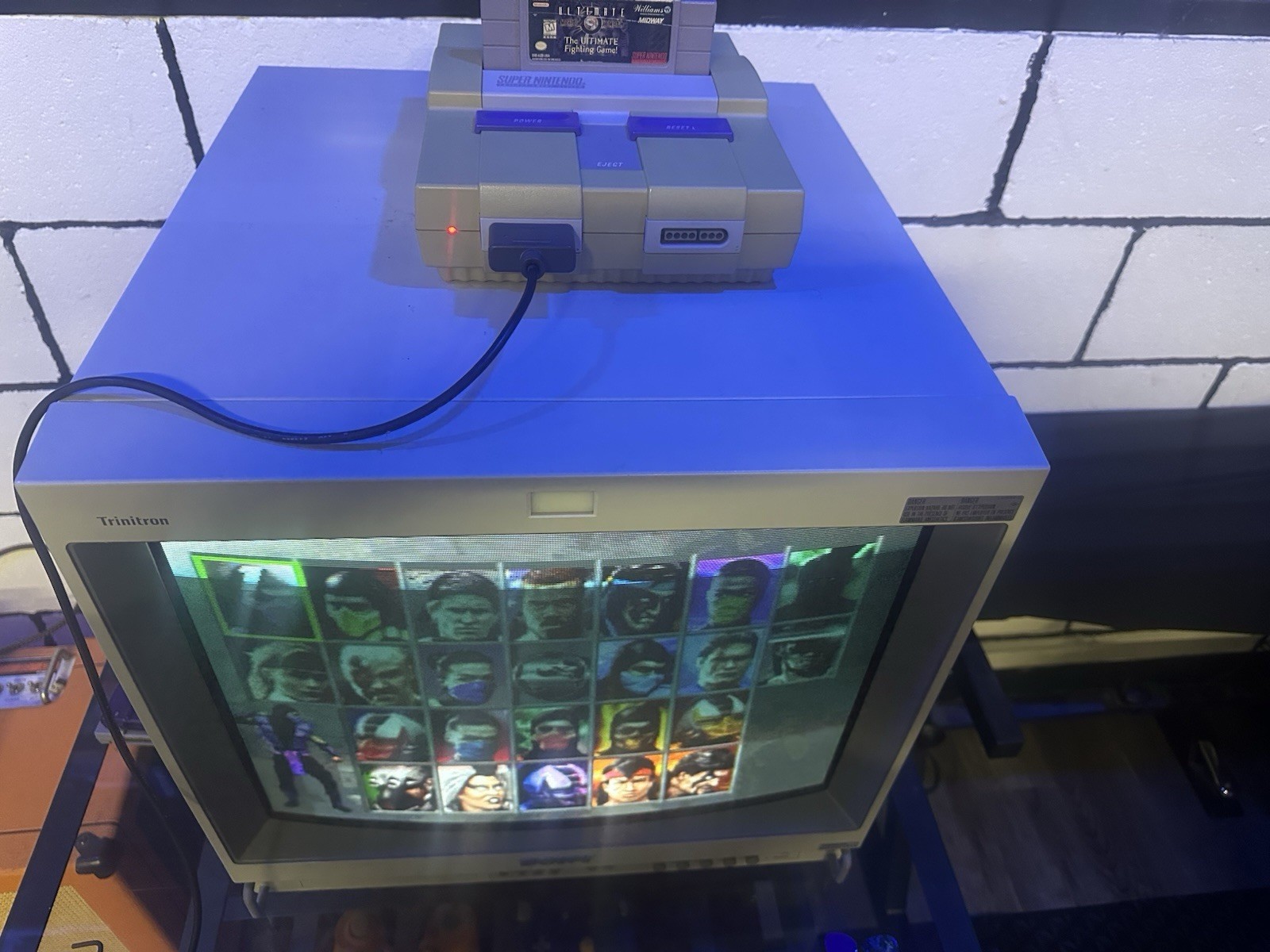 SNES Console + Mortal Kombat Bundle