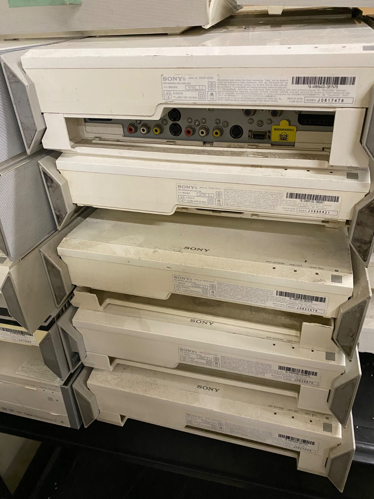 Lot of 27 PlayStationX HDD+DVD recorder 250GB SONY DESR Game Consoles Japan Impo