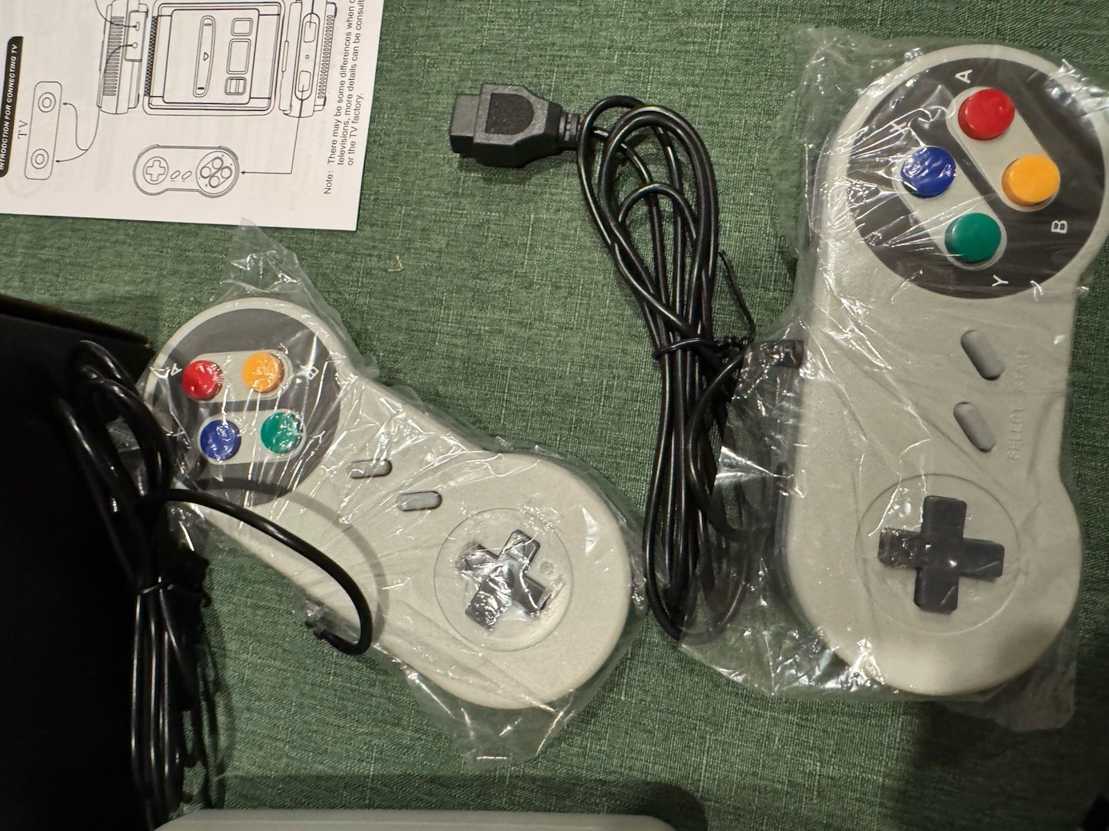 Super Mini SFC Nintendo SNES Console 620 Built-In Games AV-Out 2 Controllers