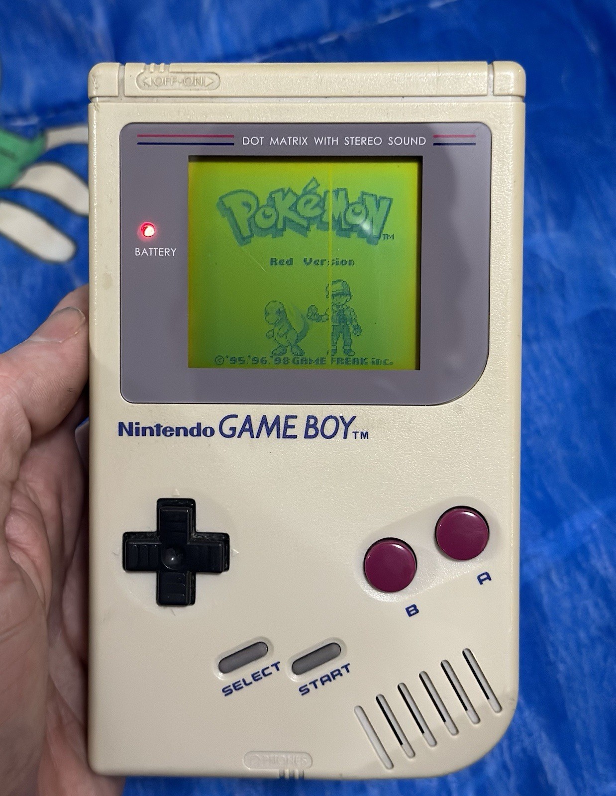 Nintendo GameBoy DMG-01 Original Vintage Handheld 1989 Works Lines Tested