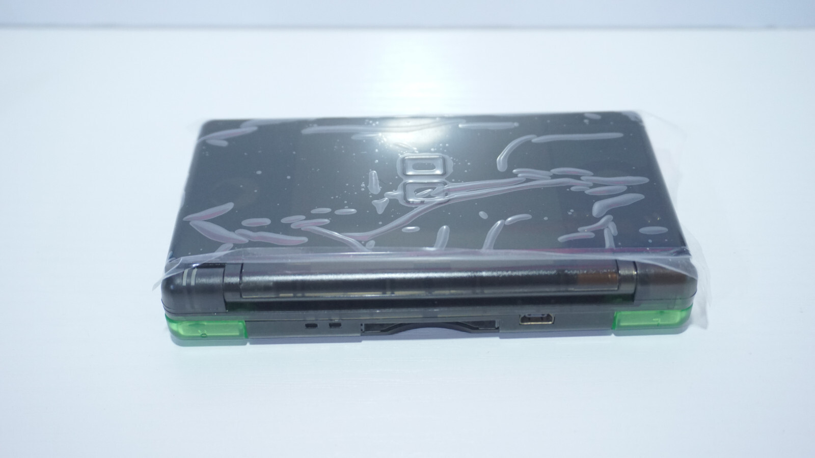 Nintendo DS Lite Transparent Clear Monster Black / Green Handheld System