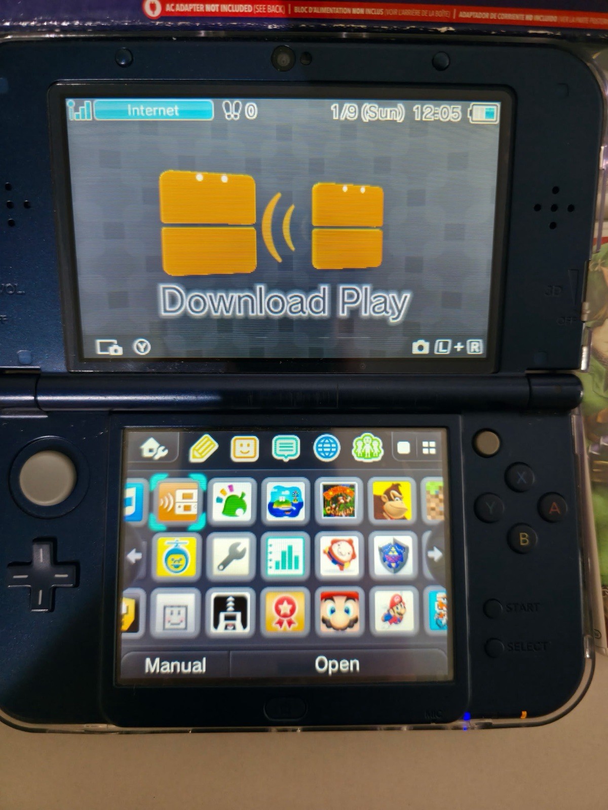 New Nintendo 3DS XL Galaxy Limited Edition System With Box And Games Lot