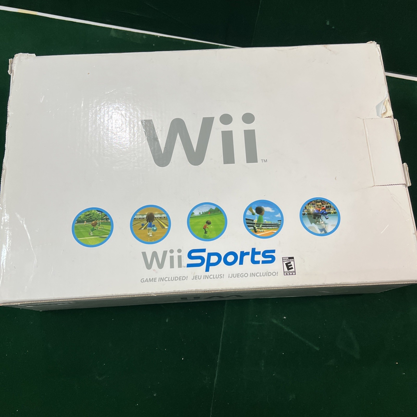 Nintendo Wii Sports Console (White) Wii System Bundle Open Box