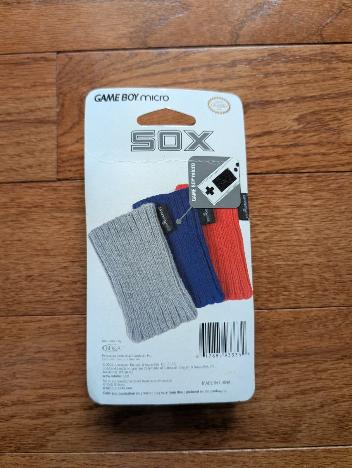 Gameboy Micro Sox *New* Unopened