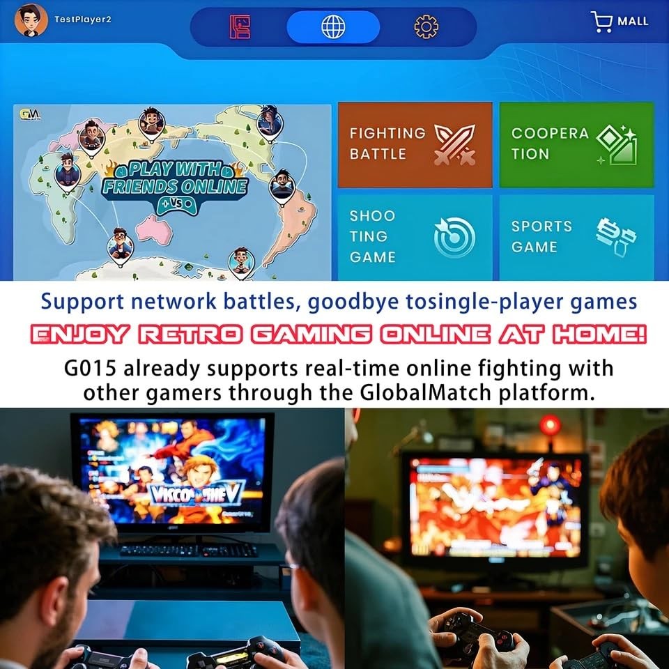 Game Console with 30 Licensed Classic Games – HDMI Plug & Play TV Game Box wi…