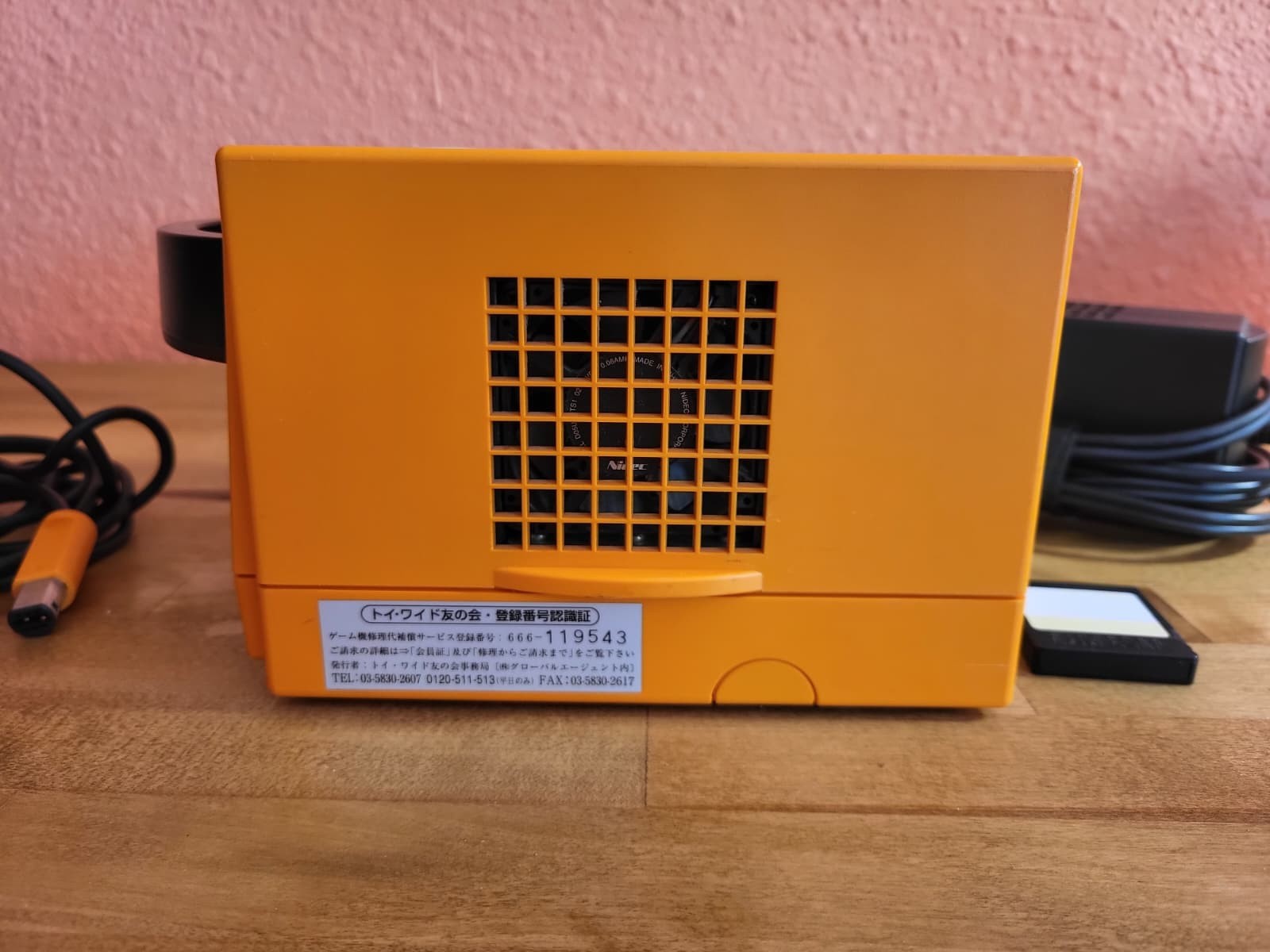 Nintendo GameCube Spice Orange Console DOL-001 NTSC-J Japan OEM Controller