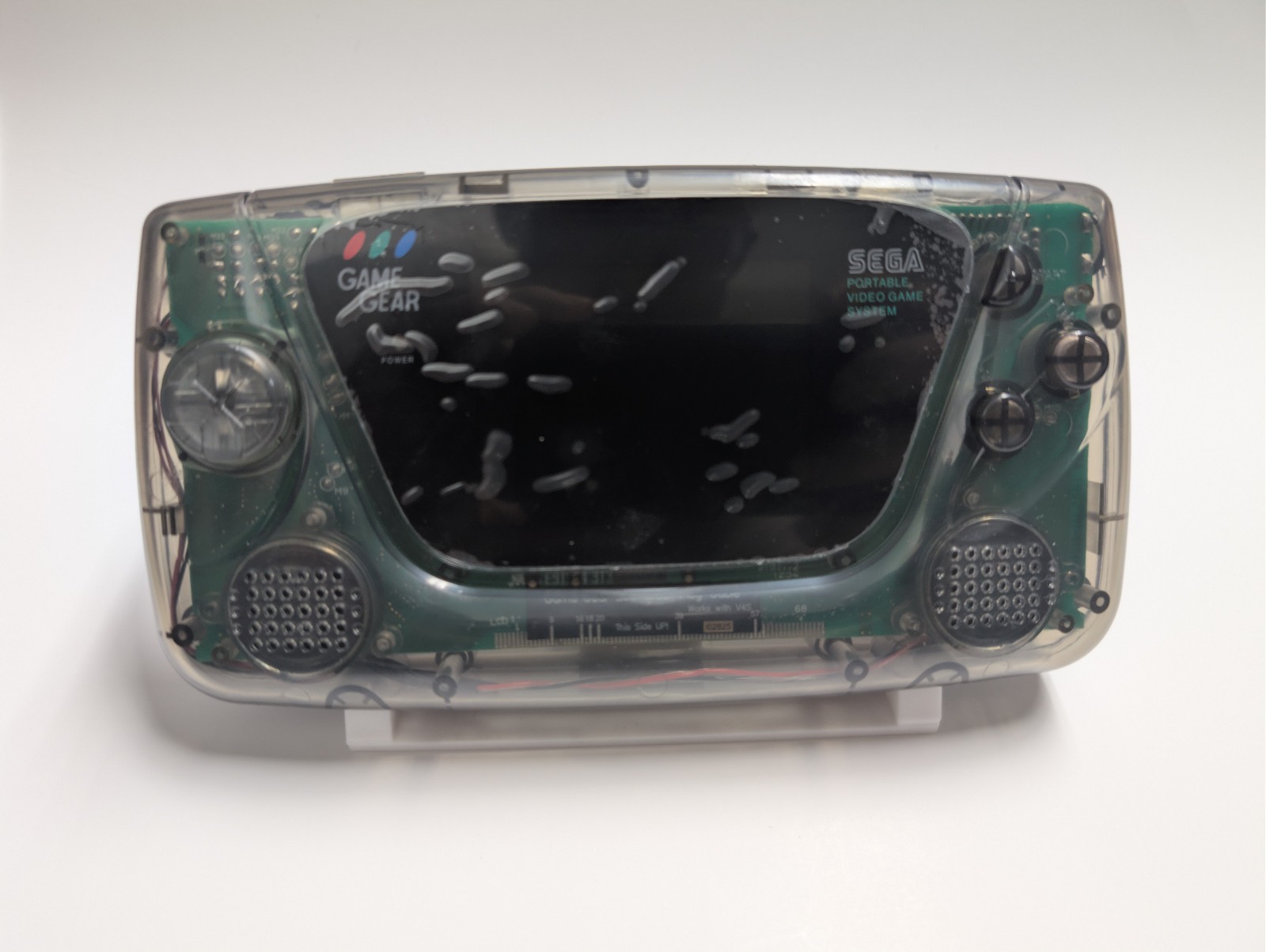 🔥 SEGA Game Gear VA1 ⚡ Smoke Clear Shell 💨 3.3” LCD 🔋 USB-C 6200mAh 🎧 Stereo