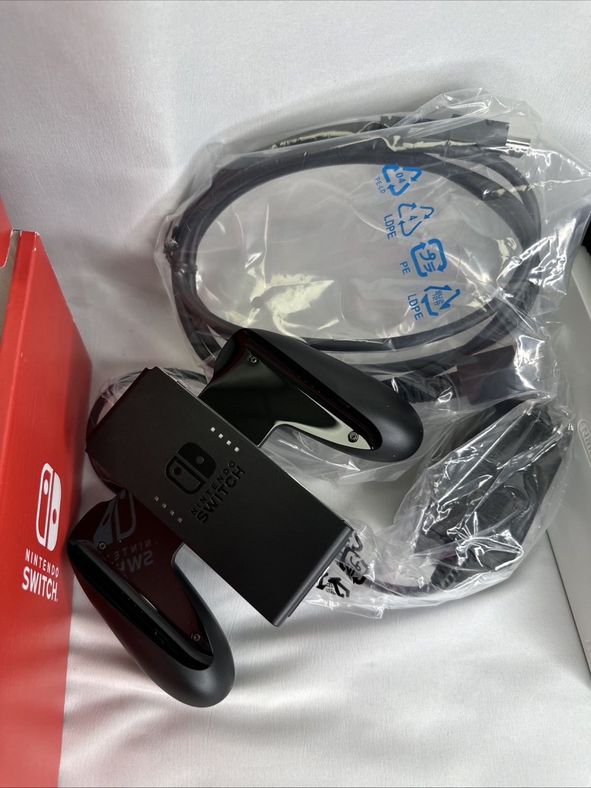 Nintendo Switch OLED Console Gaming System Black/White Bundle *READ*