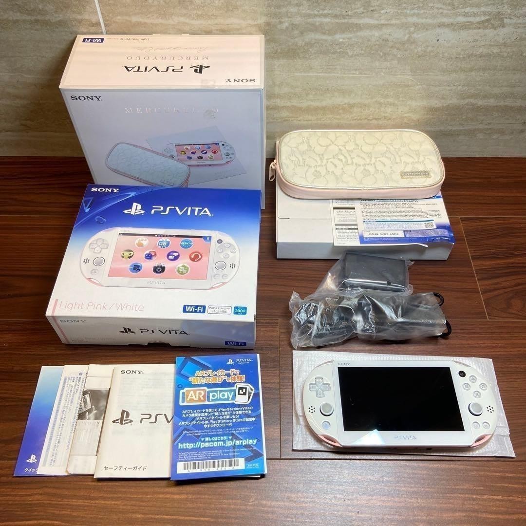 PS Vita 2000 console, MERCURYDUO Light Pink, 4166 From Japan Used