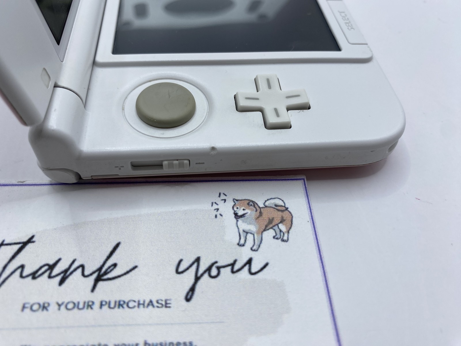 Scratched Nintendo 3DS XL LL Pink White SPR-001 Console