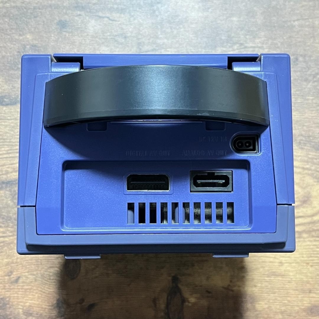Nintendo GameCube Console Violet DOL-001 + Controller & Cables Japan Tested