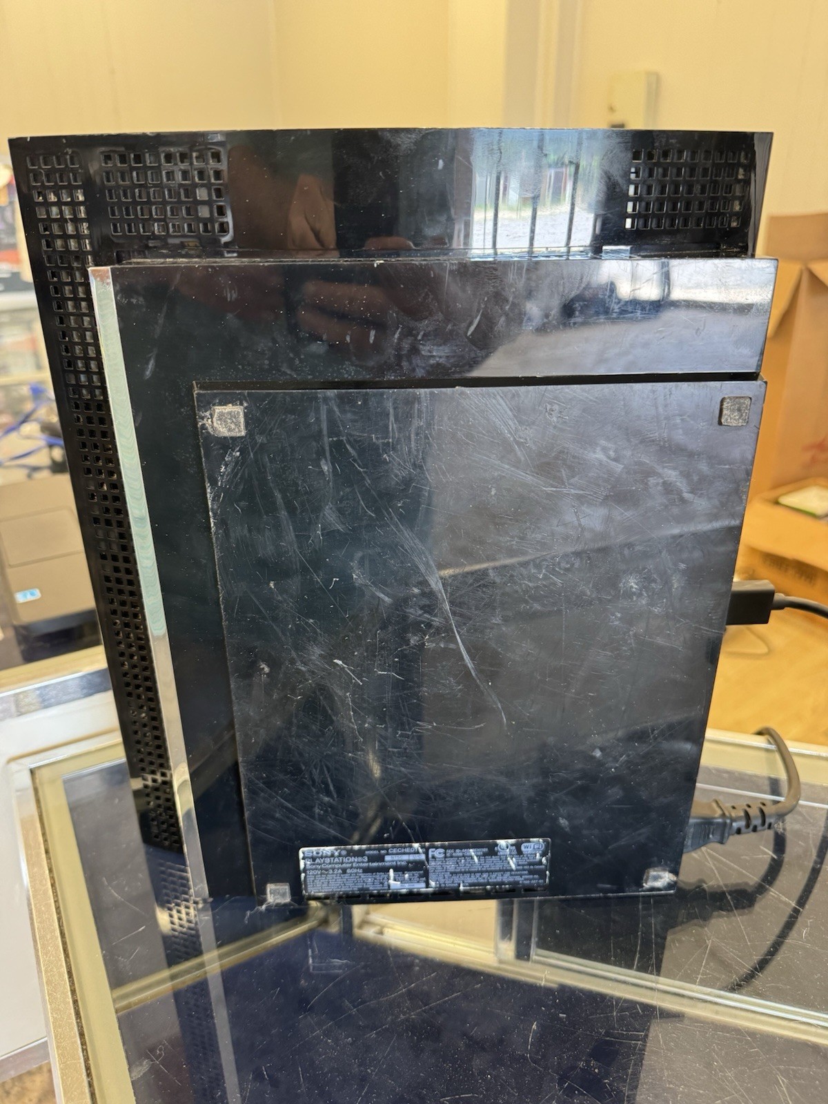 PlayStation 3 PS3 Fat Backwards Compatible CECHE01 Console FOR REPAIR DISC EJECT