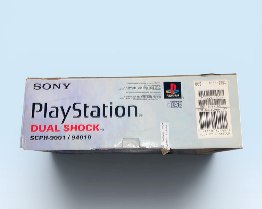 Sony PlayStation PS1 Console with Box Manual DualShock 2 Controllers Bundle
