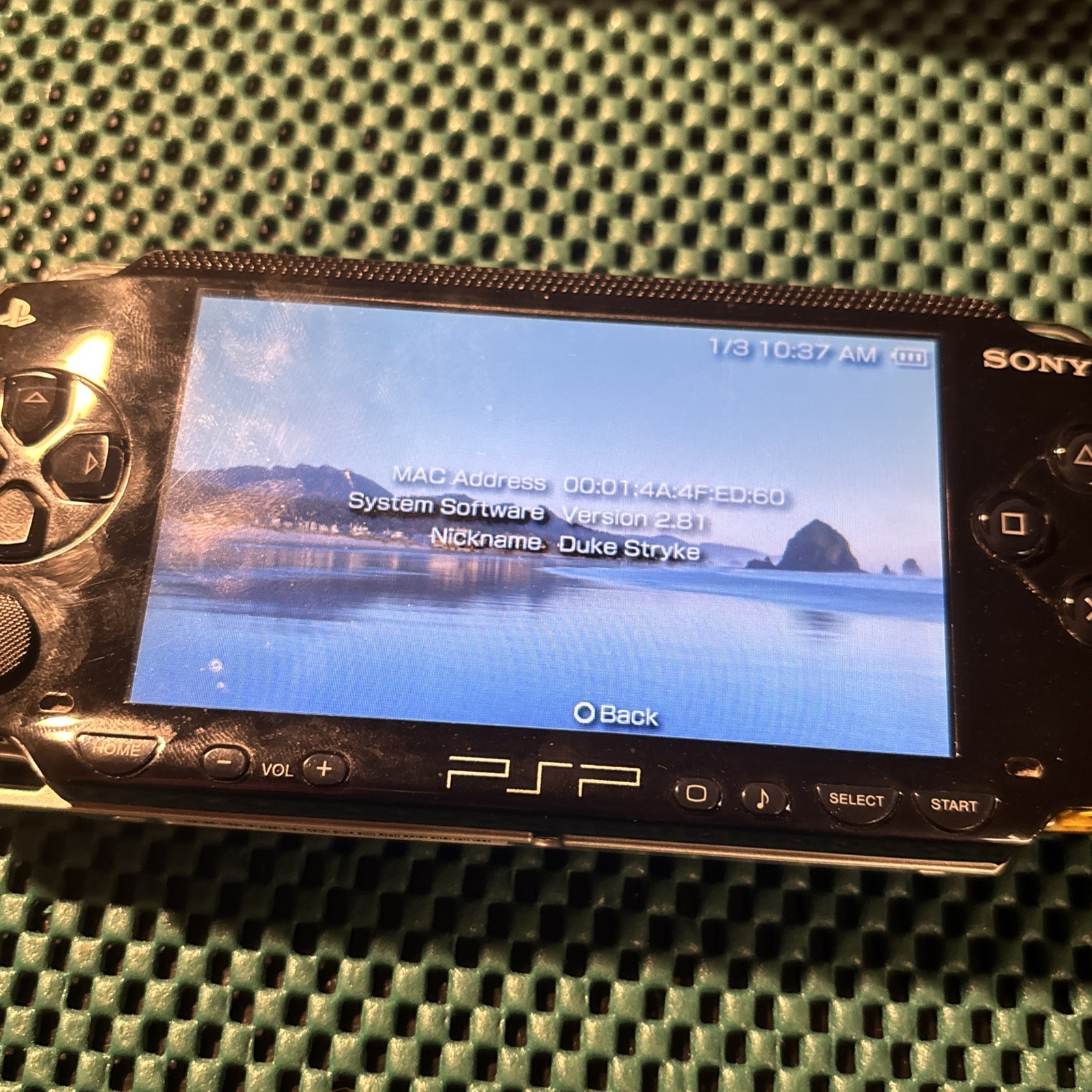 Sony PSP-1001 Black Handheld Console W/ Charger, Accessories, NEW BATTERY etc.