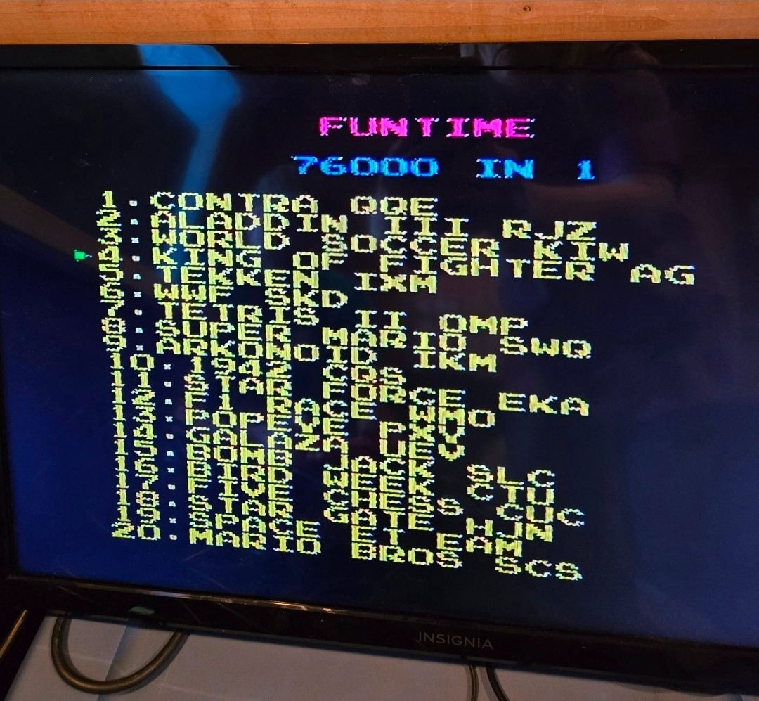 Super Joy TV Game Plug-n-PLay Console Built in Games **TESTED**