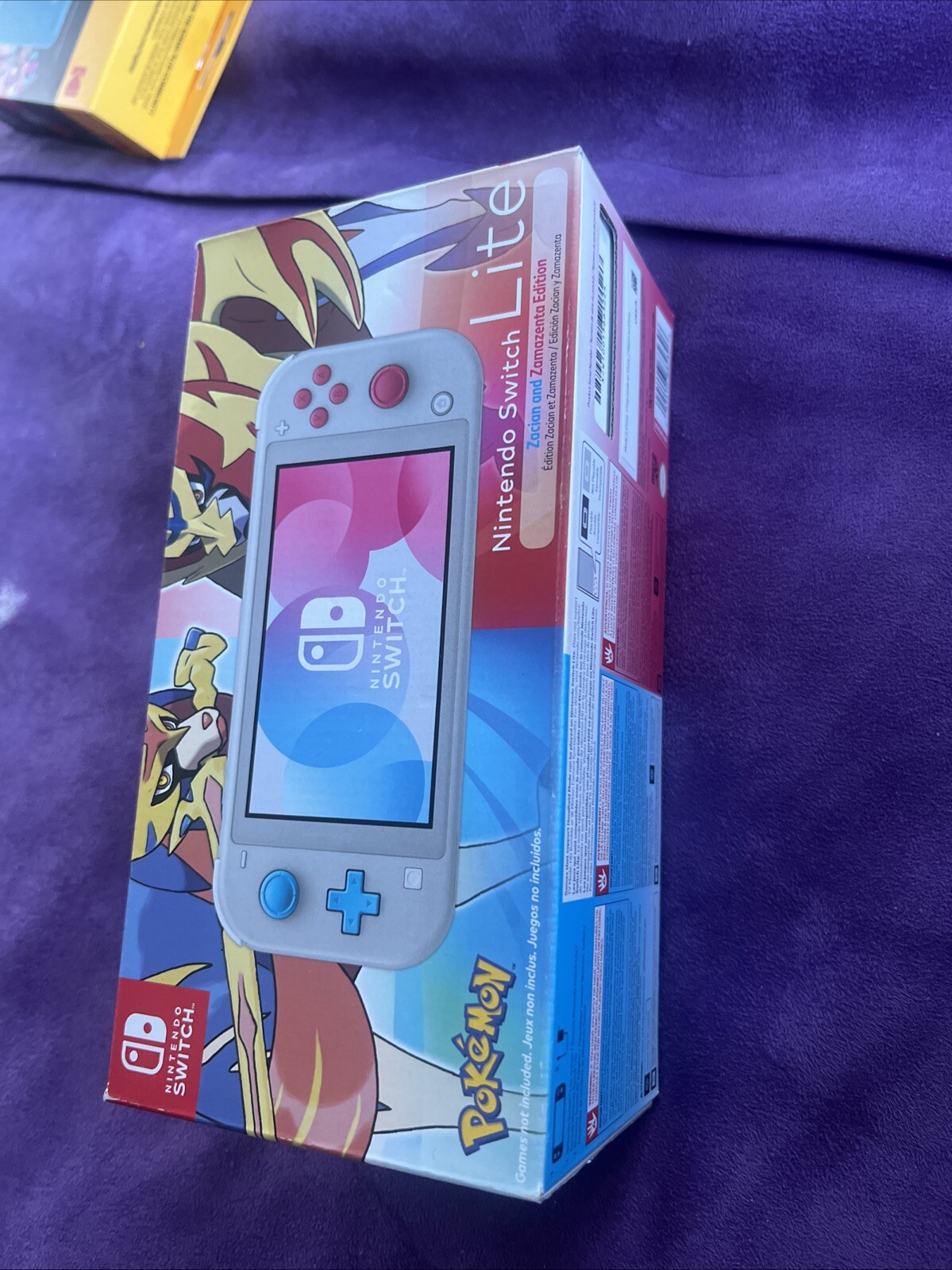 Nitendo Switch Lite Zacian and Zamazenta Game Console Brand New