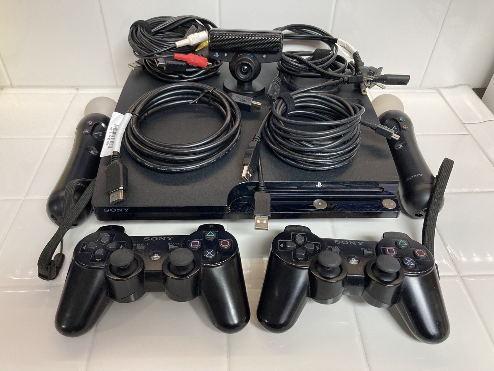 Sony PlayStation 3 Slim PS3 CECH-2001B 250GB Bundle