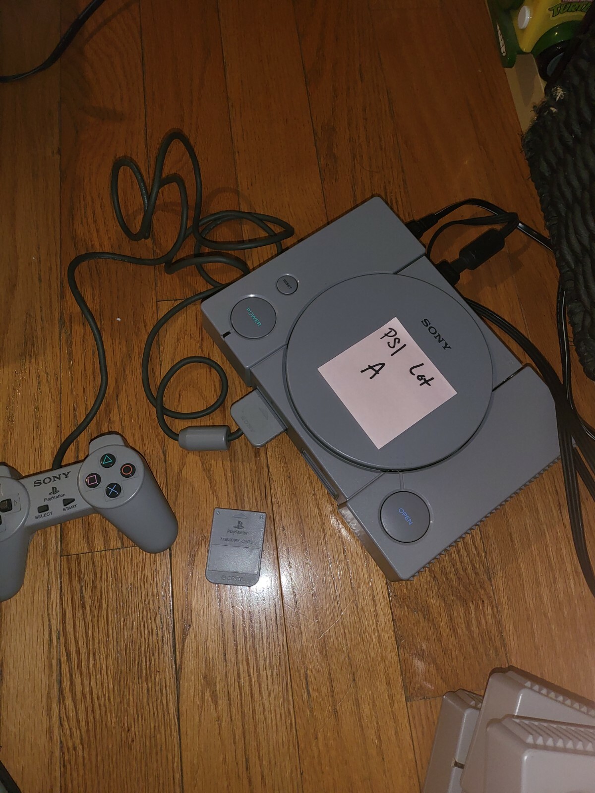 Sony PlayStation 1 PS1 Original Console – Gray, Separate Lots TESTED