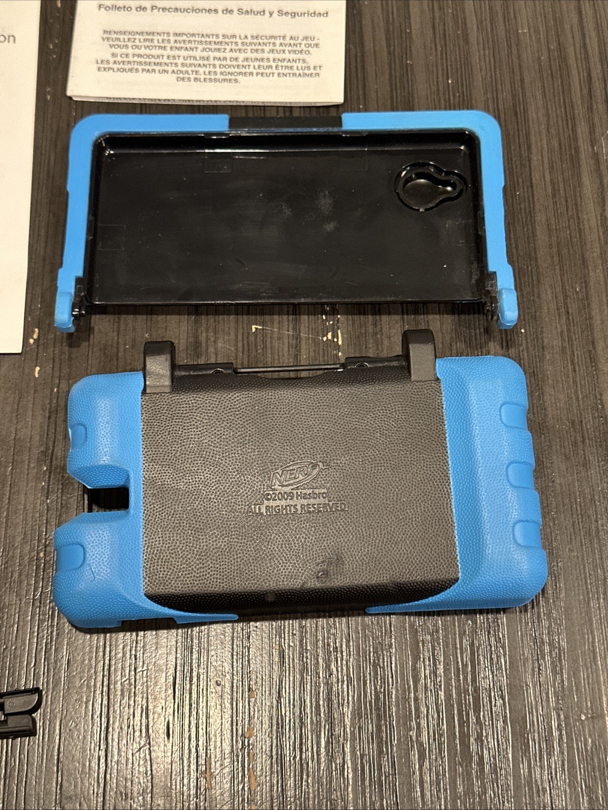 Nintendo DSi Edition Black Handheld System with Box, Nerf Case Mario kart DS