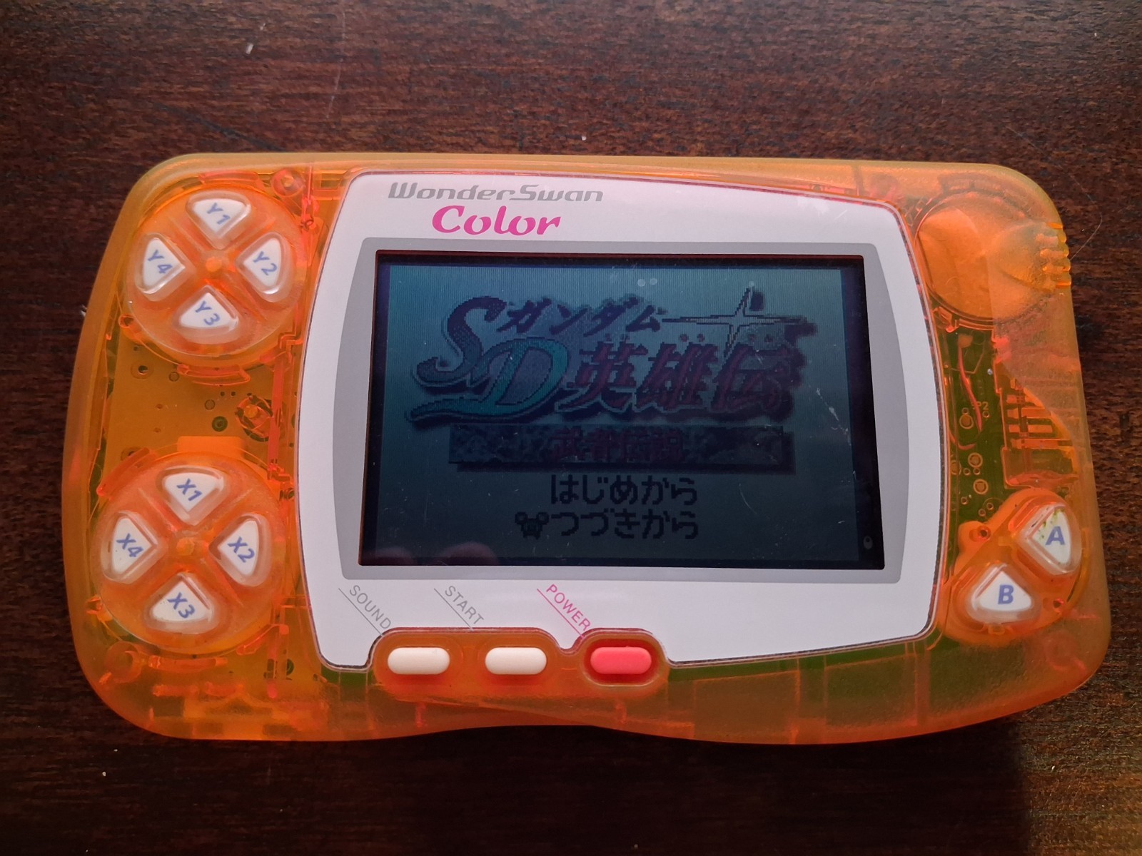 WonderSwan Color Console Crystal Orange | US Seller